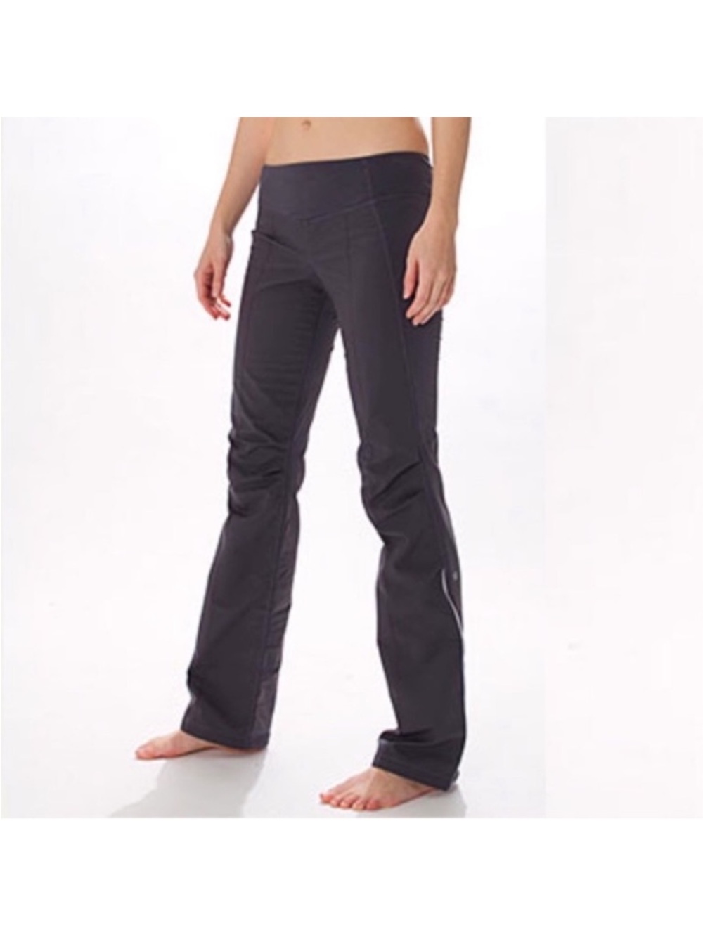 Lululemon vintage rare Run Outward Bound Women’s Black Flared Lined Pants sz 4